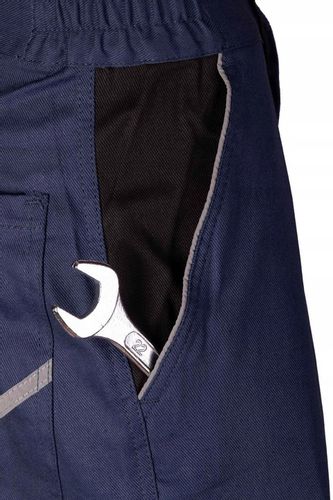 Spodnie robocze monterskie Bawełna 100% granatowe do pracy Brixton r. 48 na Arena.pl