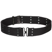 Pas taktyczny  oczkowy czarny 110 cm