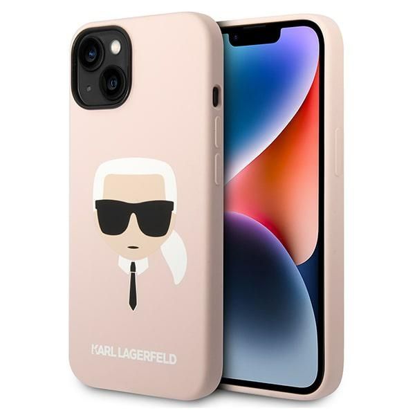 Etui Karl Lagerfeld do iPhone 15 Plus, iPhone 14 Plus, Różowy zdjęcie 1