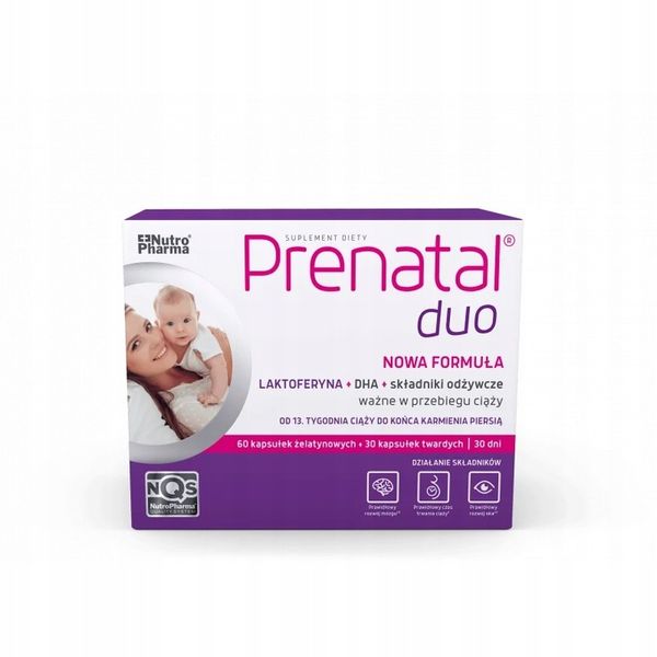 Prenatal DUO 30tabl.+60kaps. ciąża zdjęcie 1