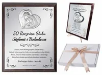 ROCZNICA ŚLUBU JUBILEUSZ 10 25 40 45 50 PREZENT PAMIĄTKA W OZDOBNYM PUDEŁKU