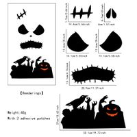 Naklejki dekoracyjne Halloween szkielet ręka dynia diabeł – 02 / 1 szt.