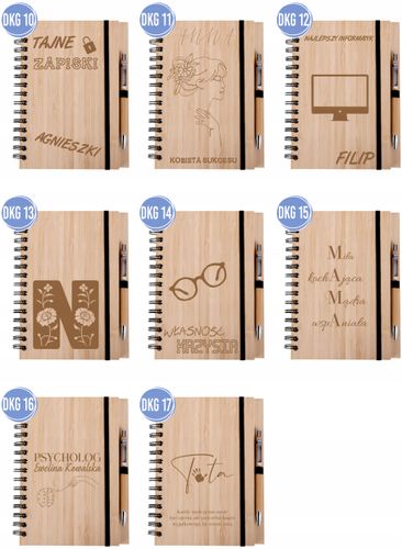 Zestaw Notatnik A5 notes PERSONALIZOWANY GRAWER prezent DLA MAGISTRA na Arena.pl