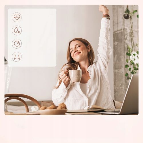 NAIXUES SMARTWATCH ZEGAREK DAMSKI Połączenie Bluetooth 1.85''AMOLED HD IP68 na Arena.pl