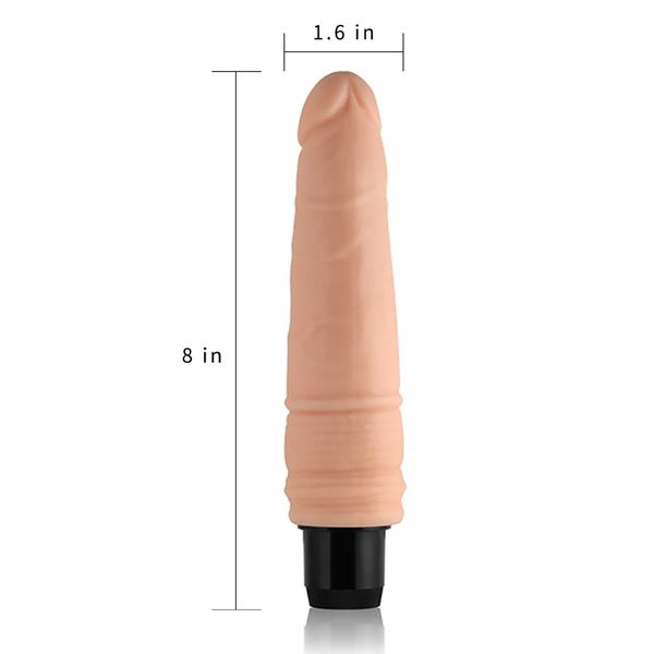 7.5'' Xtreme Feel Cyberskin Vibrator zdjęcie 6