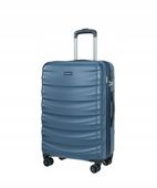 Walizka Średnia Podróżna Na Kółkach Poliwęglan PUCCINI Granatowa PC032B-7a