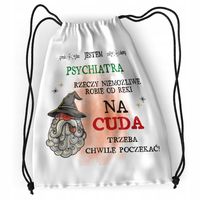Plecak Dla Psychiatry Sportowy Szkolny Worek Torba Z Nadrukiem Ze Zdjęciem