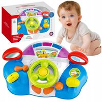 Kierownica interaktywna symulator jazdy do zabawy 4 tryba muzyczna ruchu