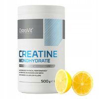 Monohydrat Kreatyny Ostrovit Cytrynowa Wspomaga Wzrost Masy Mięśniowej 500g