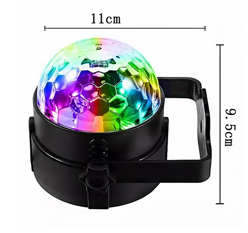 Kula DISCO LED PROJEKTOR z pilotem RGB na Arena.pl
