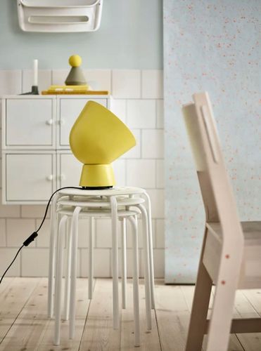 IKEA STOŁEK TABORET KRZESŁO KUCHENNE BIAŁY na Arena.pl