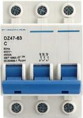 Wyłącznik bezpiecznik nadprądowy do agregatów 3 biegowy DZ47-63 C3 400V GER