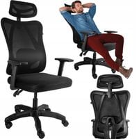 FOTEL OBROTOWY BIUROWY ERGONOMICZNE KRZESŁO BIUROWE OBROTOWE