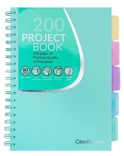 KOŁOZESZYT PP B5 200 PASTEL POWDER MINT COOLPACK zdjęcie 1