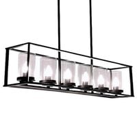 Wisząca lampa Retro ABIGALI-LWR-6XE27 Abigali świeczniki zwis czarna