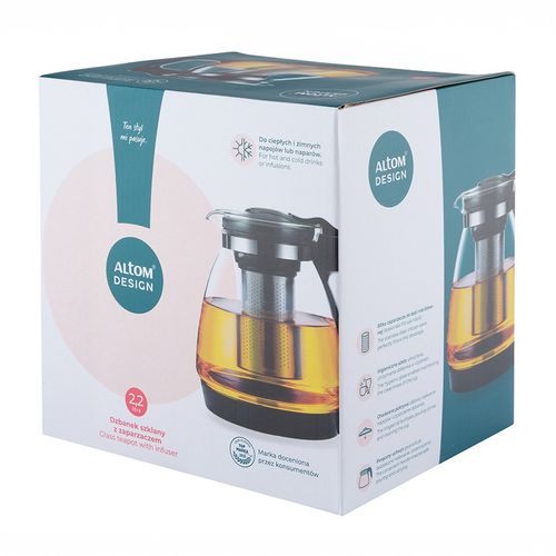 Zaparzacz dzbanek szklany z SITKIEM do parzenia Altom Design duży 2200ml na Arena.pl