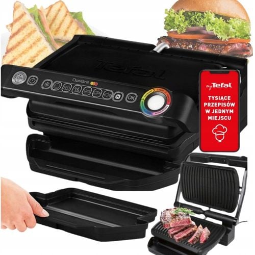 Grill elektryczny Tefal OptiGrill 2000 W GC705816 / 6 PROGRAMÓW na Arena.pl