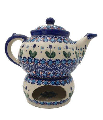 CZAJNIK Z PODGRZEWACZEM CERAMIKA BOLESŁAWIEC na Arena.pl