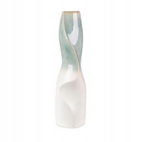 Wazon EUROFIRANY Liana 14 x 13 x 47 cm Kremowo-miętowy