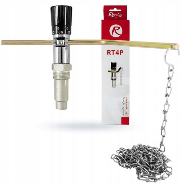 MIARKOWNIK REGULATOR CIĄGU POWIETRZA DO KOTŁA PIECA 3/4" REGULUS RT4P zdjęcie 3
