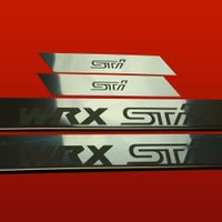 Listwa progowa SUBARU IMPREZA MK3 WRX STI Stal nierdzewna 304 połysk 4szt