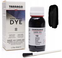 Farba do zamszu i nubuku - Tarrago Suede Nubuck Dye 50ml 18 Czarny