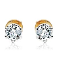 Złote kolczyki KXD2500 - Diament