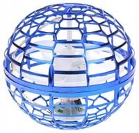 Latająca Świecąca Kula Latający Spinner Piłka Zmyłka Ufo 360° 9 cm + Pilot
