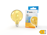 Żarówka E27 LED 9W GOLD COG G95 WW LL5894