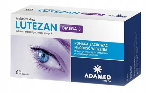 Lutezan Omega 3 60 kapsułek WZROK OCZY na Arena.pl