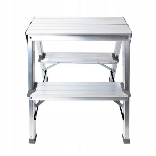 Drabinka dwustronna 2stopniowa 2x2 podest stołek taboret Drabest 125kg na Arena.pl