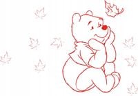 NAKLEJKA MIŚ MISIE DLA DZIECI na ścianę 80 cm