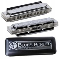 Blues Bender E-dur - Harmonijka ustna diatoniczna grzebień Clear ABS Hohner