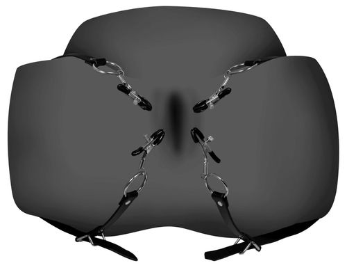 labia spreader with clamps   black na Arena.pl