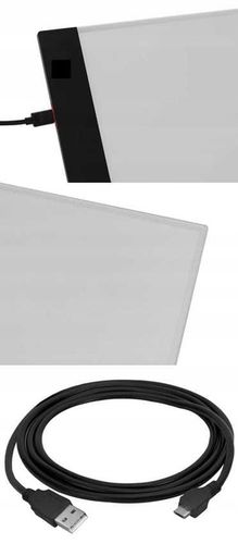 Tablet graficzny Deska Kreślarska do Rysowania dla Dzieci LED A4 Kalka na Arena.pl