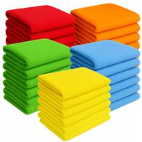 30x ŚCIERKI SZMATKI MIKROFIBRA DO CZYSZCZENIA POLEROWANIA AUTA