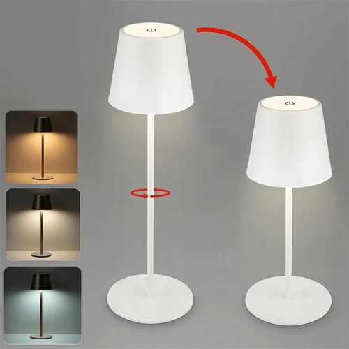 Lampa nocna Lampka stołowa biurkowa LED USB Dotykowa Bezprzewodowa na Arena.pl