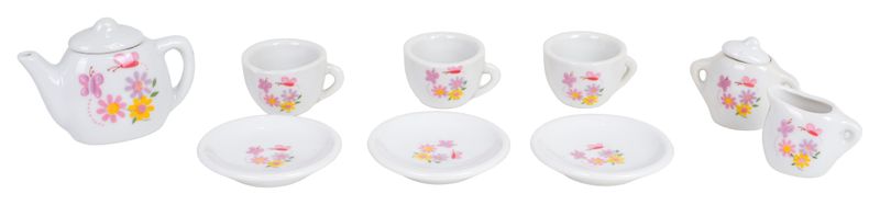 Ceramiczny Zestaw Do Herbaty Kwiatki zdjęcie 6