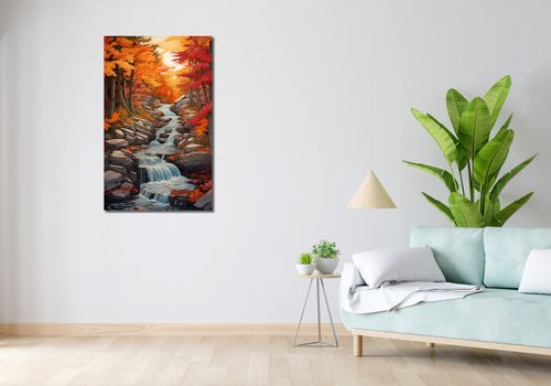 Obraz 60x100cm Jesienne Wodospady na Arena.pl