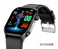 ZEGAREK DAMSKI SMARTWATCH EKG POMIAR CUKRU CIŚNIENIE TEMPERATURA ROZMOWY PL
