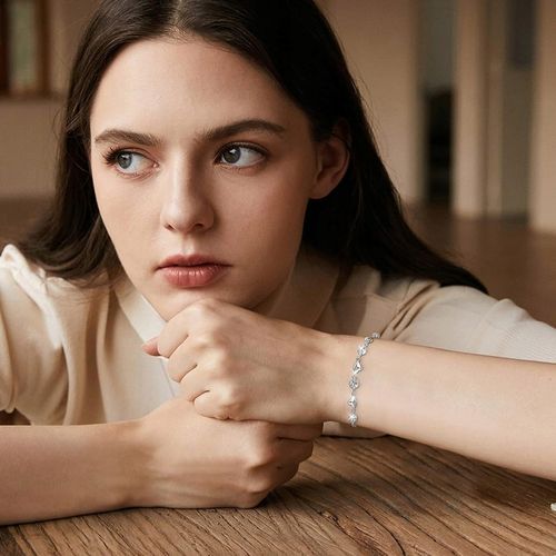 Bransoletka Damska Serce Srebrna łańcuszek Dla Mamy Żony Córki Prezent na Arena.pl