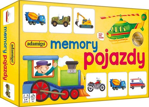 Gra Memory Mini - Pojazdy na Arena.pl