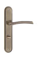 KLAMKA DRZWIOWA ZORBA 72MM WC KOLOR PATYNA