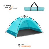 Namiot Plażowy Automatyczny NILS CAMP NC4802 UV 200×145×115 cm niebieski