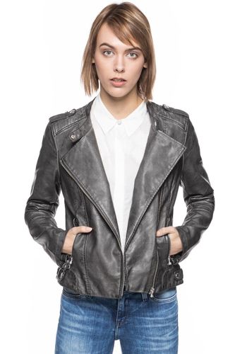 TOM TAILOR OVERDYED FAKE LEATHER JACKET M na Arena.pl