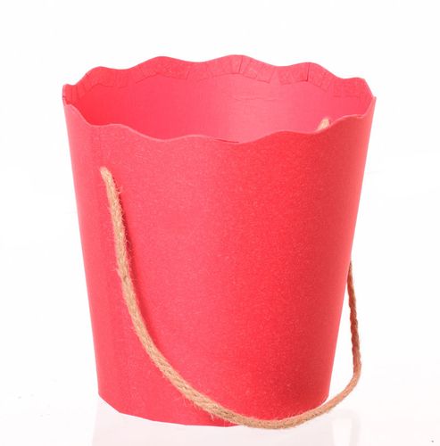 Pudełko ozdobne Flower box - czerwone na Arena.pl