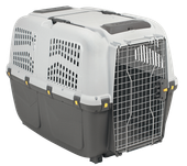 Duży Transporter IATA dla psa kota SKUDO 7 MPS GREY 105x73x76cm