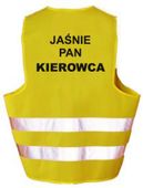 Kamizelka odblaskowa imprezowa JAŚNIE PAN KIEROWCA