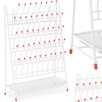 Suszarka stojak laboratoryjny do probówek z tacką ociekową na 48 probówek