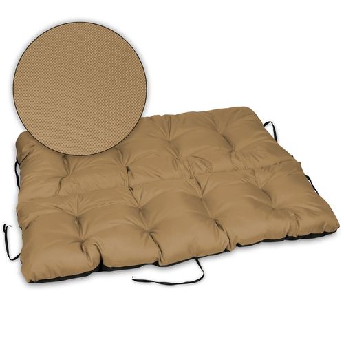 Beżowa poduszka na ławkę ogrodową 180x60x50 45/45 na Arena.pl